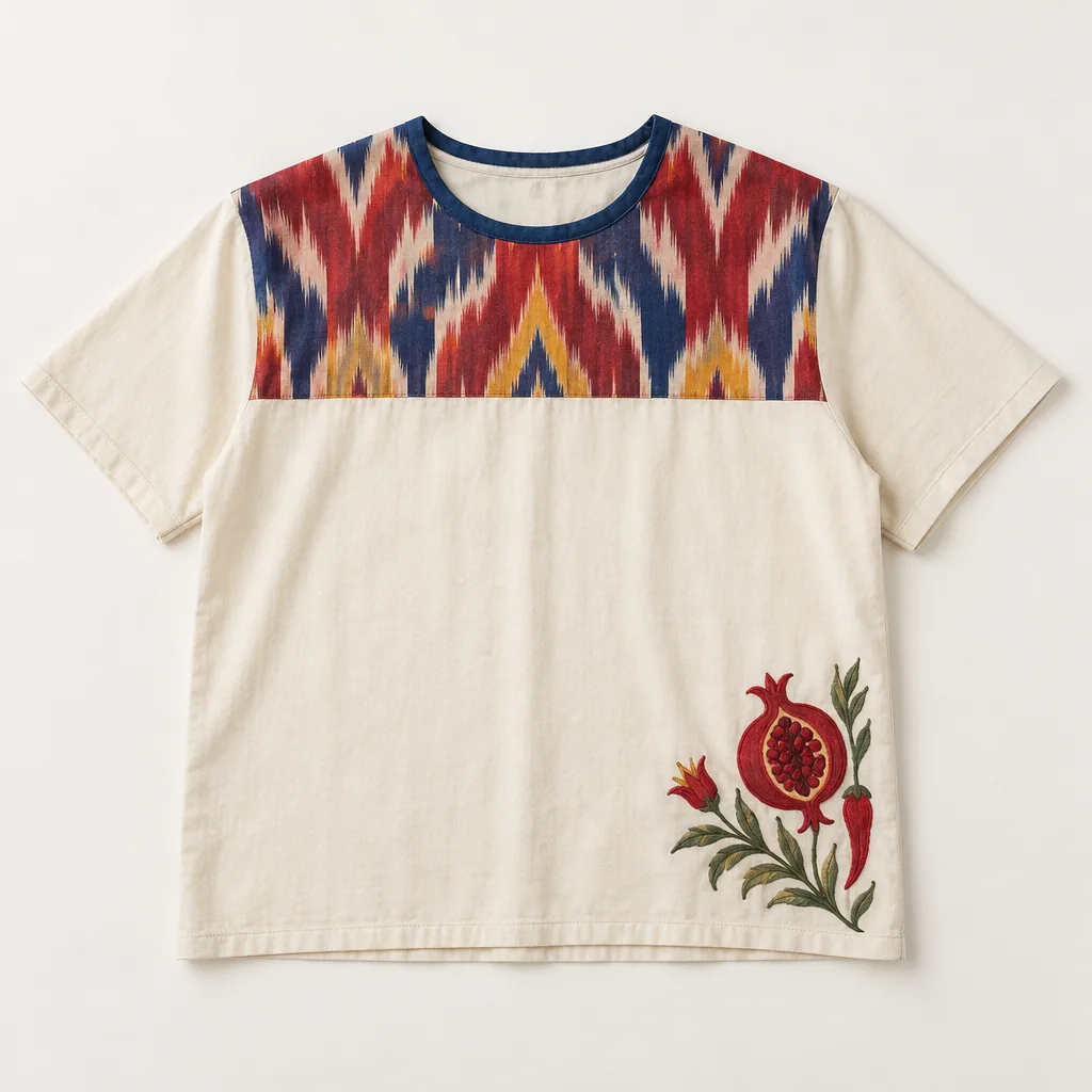 A T-shirt designed by Dilnoza Karimova