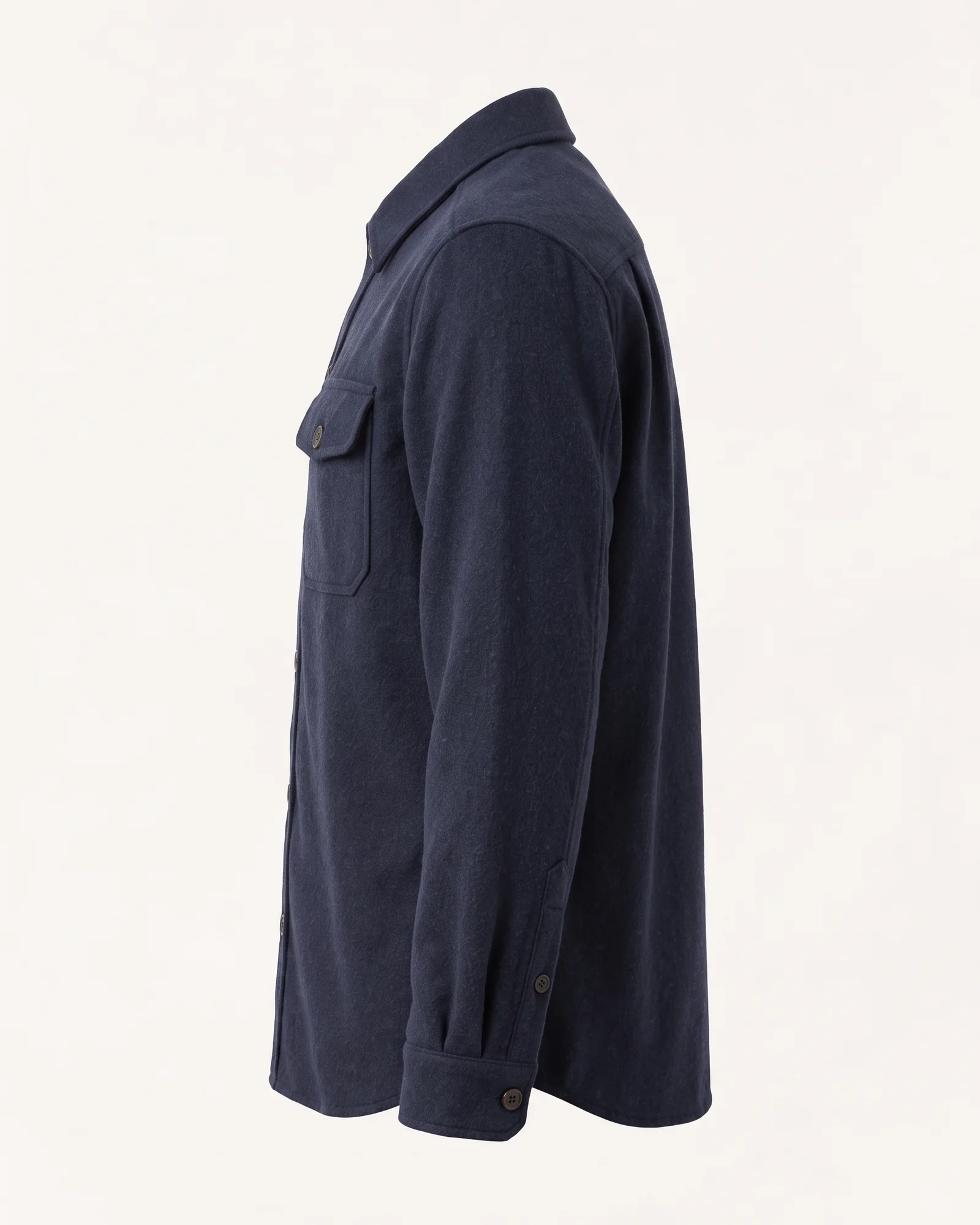 The overshirt, side view